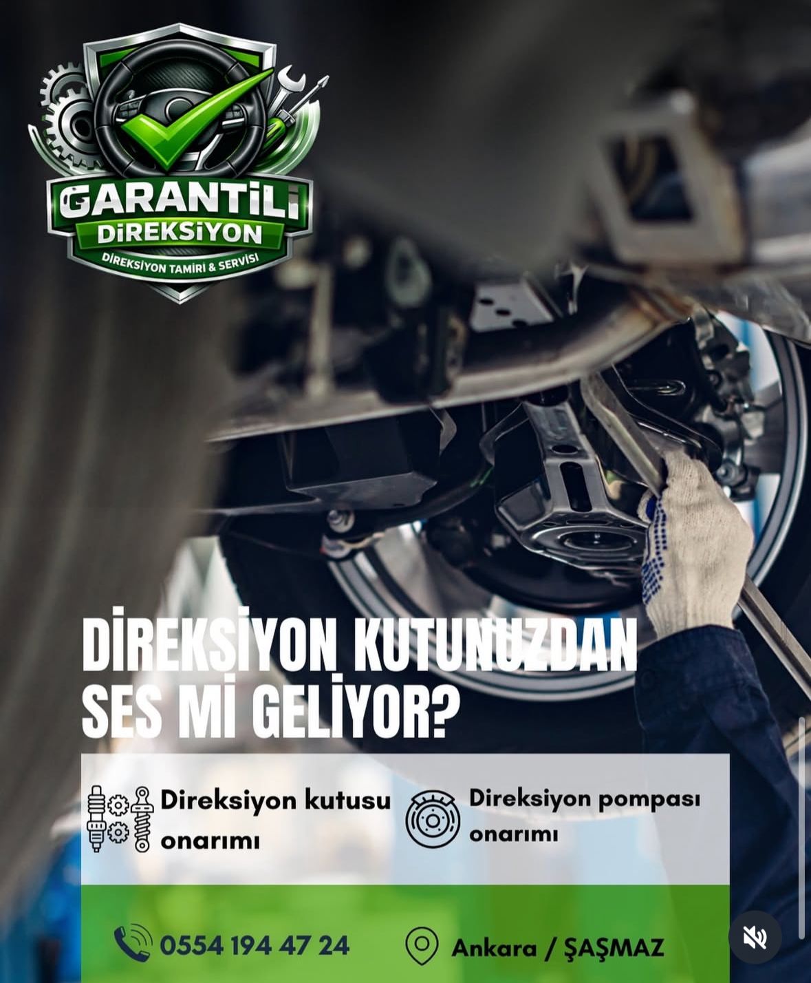 Direksiyon Kutusundan Ses Geliyor Arıza Tespiti